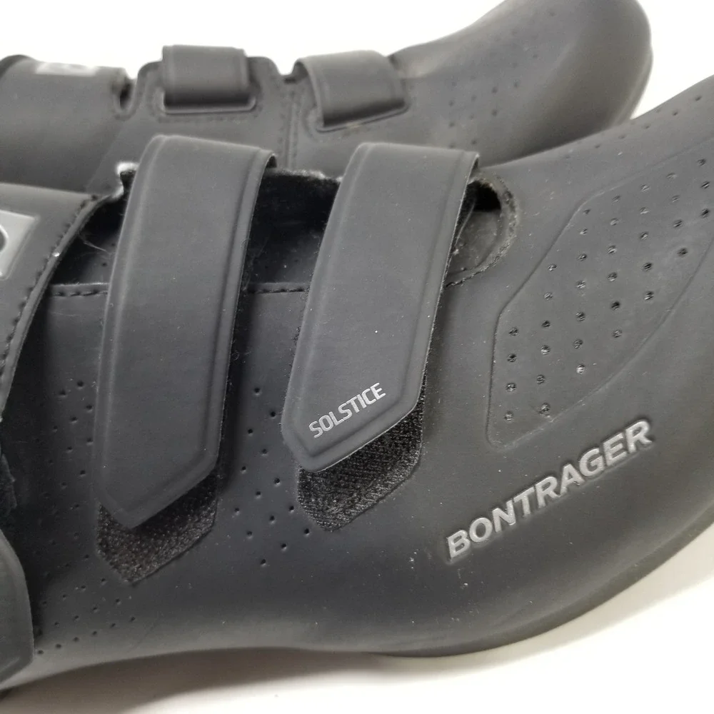 Bontrager Solstice Road Cycling Shoes Mens 12 EU 45 Black Easy-off - Picture 11 of 16